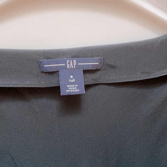 Gap short sleeve silk tunic blouse - Picture 2 of 5